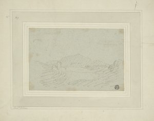Ruiny v hornaté zemi od Richard Wilson