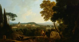 Petrohrad a Vatikán z Janiculum, Řím od Richard Wilson