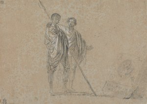 Studie obrázků pro "Pohled na Campagna" od Richard Wilson