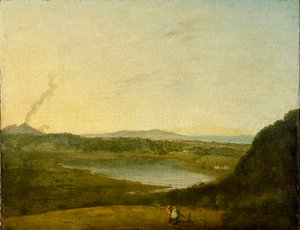 Lago di Agnano, c1752 od Richard Wilson