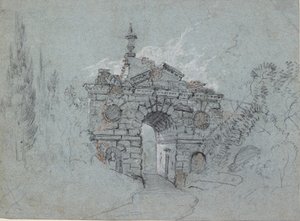 The Ruined Arch at Kew, c1760s od Richard Wilson
