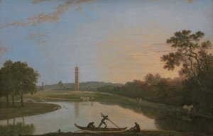 Kew Gardens: The Pagoda and Bridge [1985, Cormack, YCBA Stručný katalog]
