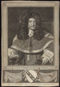 Pane vrchní soudce Holt od Richard van Bleeck