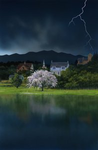 Nejkrutější měsíc, 2008 (akryl na desce) od Rob Wood