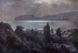 Nocturne, Llandudno Bay (barevné lito)