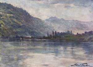Ranní mlhy, poblíž Trefriw (barva litho) od Robert (after) Fowler