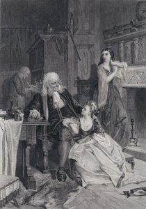 Ilustrace k Pirátovi od Sira Waltera Scotta (rytina) od Robert (after) Herdman