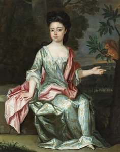 Portrét Dorothy Smithson (olej na plátně) od Robert (attr. to) Byng or Bing