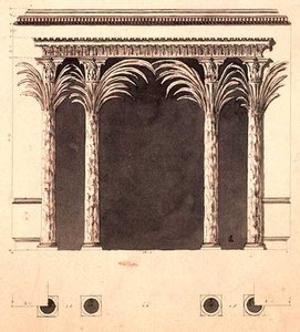 Design pro výklenek (pero, inkoust a mytí) od Robert Adam