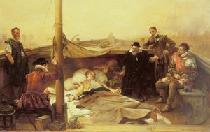 Poslední dny sira Philipa Sidneyho (1554-86), 1882 od Robert Alexander Hillingford