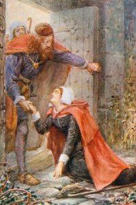 Mercy at the Wicket-gate (barevná litografie)