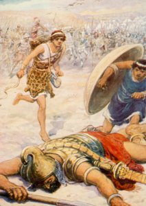 David a obr (barevné lito) od Robert Ambrose Dudley