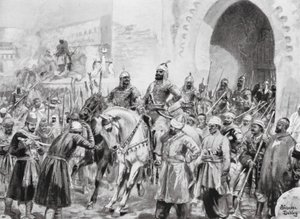Vstup Turků do Bagdádu od Robert Ambrose Dudley