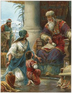 Hannah přivádí Samuela k Eli od Robert Ambrose Dudley