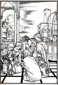 Ilustrace z Bouře, 1901 1901-1902 od Robert Anning Bell