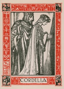 Cordelie, král Lear od Robert Anning Bell