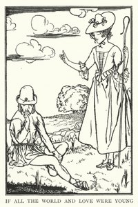 Kdyby celý svět a láska byly mladé (litho) od Robert Anning Bell