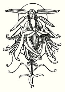 Ilustrace k básním od Johna Keatse (litho) od Robert Anning Bell