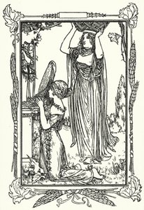 Ilustrace k básním od Johna Keatse (litho) od Robert Anning Bell