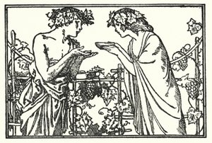 Ilustrace k básním od Johna Keatse: Endymion (litho) od Robert Anning Bell