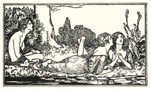 Ilustrace k básním od Johna Keatse: Endymion (litho) od Robert Anning Bell