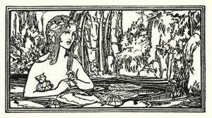 Ilustrace k básním od Johna Keatse: Endymion (litho) od Robert Anning Bell