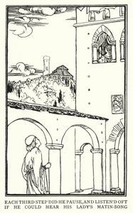 Ilustrace pro básně Johna Keatse: Isabella aneb The Pot of Basil (litho) od Robert Anning Bell