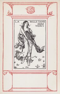 Ilustrace k básním od Johna Keatse: La Belle Dame Sans Merci (litho) od Robert Anning Bell