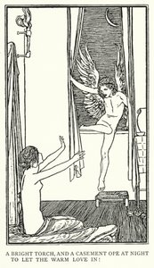 Ilustrace k básním od Johna Keatse: Óda na psychiku (litho)