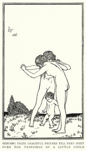 Ilustrace k básním od Johna Keatse: Spánek a krása (litho) od Robert Anning Bell