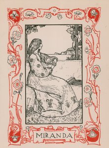Miranda, Bouře od Robert Anning Bell