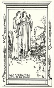 Shelley: Prometheus Unbound (litografie) od Robert Anning Bell