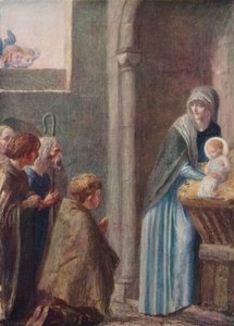 Klanění tří králů, konec 19. století, 1912 od Robert Anning Bell