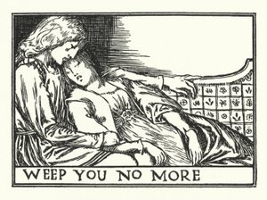 Už tě neplač (litho) od Robert Anning Bell