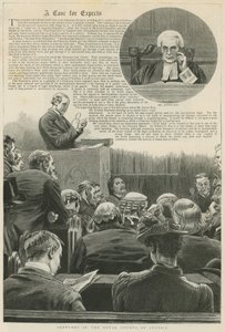 Případ pro odborníky: Sketches in the Royal Courts of Justice; s vinětou pana Justice Kay od Robert Barnes