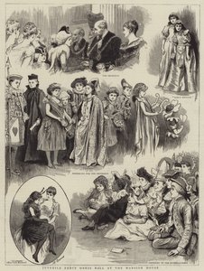 Juvenilní maškarní ples v Mansion House od Robert Barnes