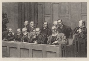 Náčrtky v Royal Court of Justice, zvláštní porota