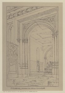 Vstup do různých soudů, Guildhall, City of London