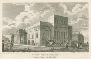 Covent Garden Theatre, Westminster, Londýn od Robert Blemell Schnebbelie