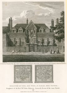 Školy založené reverendem Ralphem Davenantem, rektorem farnosti St Mary, Whitechapel od Robert Blemell Schnebbelie