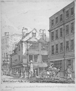 St Katherine Coleman Rectory, Fenchurch Street, City of London, 1817 od Robert Blemmell Schnebbelie