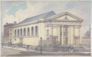 Římskokatolický kostel Panny Marie, Moorfields, City of London, 1837