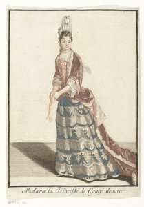Portrét Marie Anny de Bourbon Madame vdova princezna z Conty (název na předmětu) od Robert Bonnart (possibly)