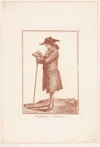 Eenzame overpeinzingen Spásné odrazy (název na předmětu) Figuurstudies (název série) Cvičení představivosti různých postav a lidských podob ((...)) Suite 1 (název série) od Robert Brichet