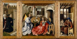 Triptych se Zvěstováním, známý jako Merode Altarpiece