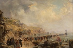 Přistání na břehu Atlantického kabelu, 1866.