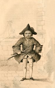 Chevalier Desseasau, pozoruhodný svou marnivostí, 1821.