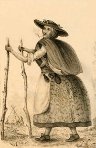 Jenny Darneyová, pozoruhodná postava v Cumberlandu, 1821.