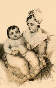 Thomas Hills Everett, ve věku jedenáct měsíců, 1822.