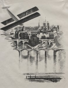 Allo Paris: Mosty Paříže a Notre-Dame od Robert Delaunay